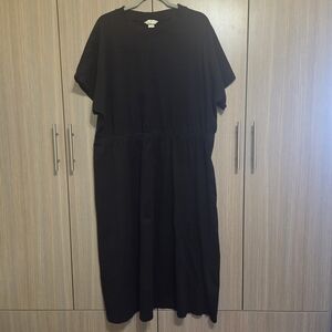 H&M Classic Black Midi Dress